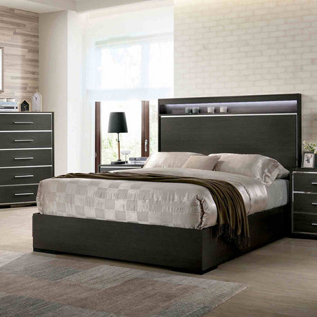 Camryn Contemporary LED Platform Bed & Bedroom Collection - Queen Bed Only