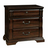 Burleigh Transitional Wood Bed, Bedroom Set & Case Pieces - Decorative Bed Posts in Cherry Finish – Brown, view 11