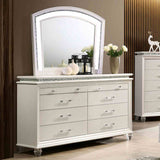 Maddie Glam LED Platform Bed, Bedroom Set & Case Pieces - Dresser