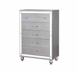 Brachium Contemporary LED Upholstered Bed, Bedroom Set & Case Pieces - Chest