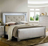 Bellanova Glam LED Upholstered Bed & Bedroom Collection - Queen Bed Only
