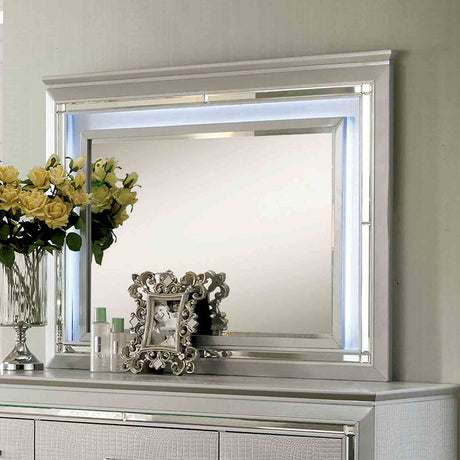 Bellanova Glam LED Upholstered Bed & Bedroom Collection - Mirror