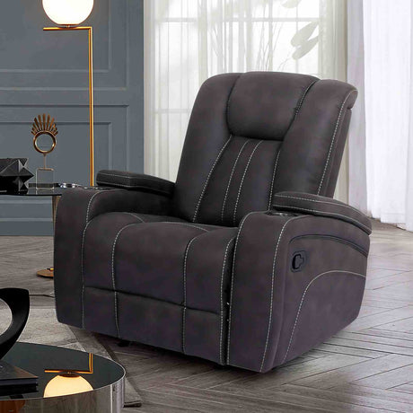 Amirah Reclining Sofa, Glider Loveseat & Recliner - Glider Recliner