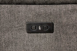 Cerelia Power Reclining Sectional - Wall-Hugger Design with Storage Console & Wireless Charging – Brown & Gray, view 10