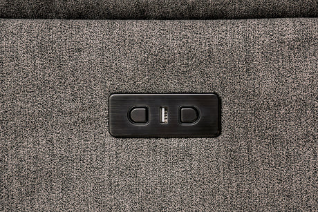 Cerelia Power Reclining Sectional - Wall-Hugger Design with Storage Console & Wireless Charging – Brown & Gray, view 10