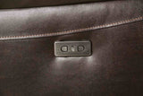 Gorgius Power Reclining Sofa, Loveseat, Recliner & Sectional - Top Grain Leather Match Wallhugger – Brown & Gray, view 16