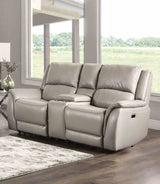 Gorgius Power Reclining Sofa, Loveseat, Recliner & Sectional - Power Loveseat with Console