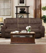 Henricus Transitional Manual Reclining Sofa, Loveseat & Glider Recliner - Reclining Sofa