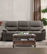 Henricus Transitional Manual Reclining Sofa, Loveseat & Glider Recliner - Reclining Sofa