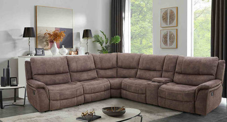 Jerominus Transitional Reclining Sectional