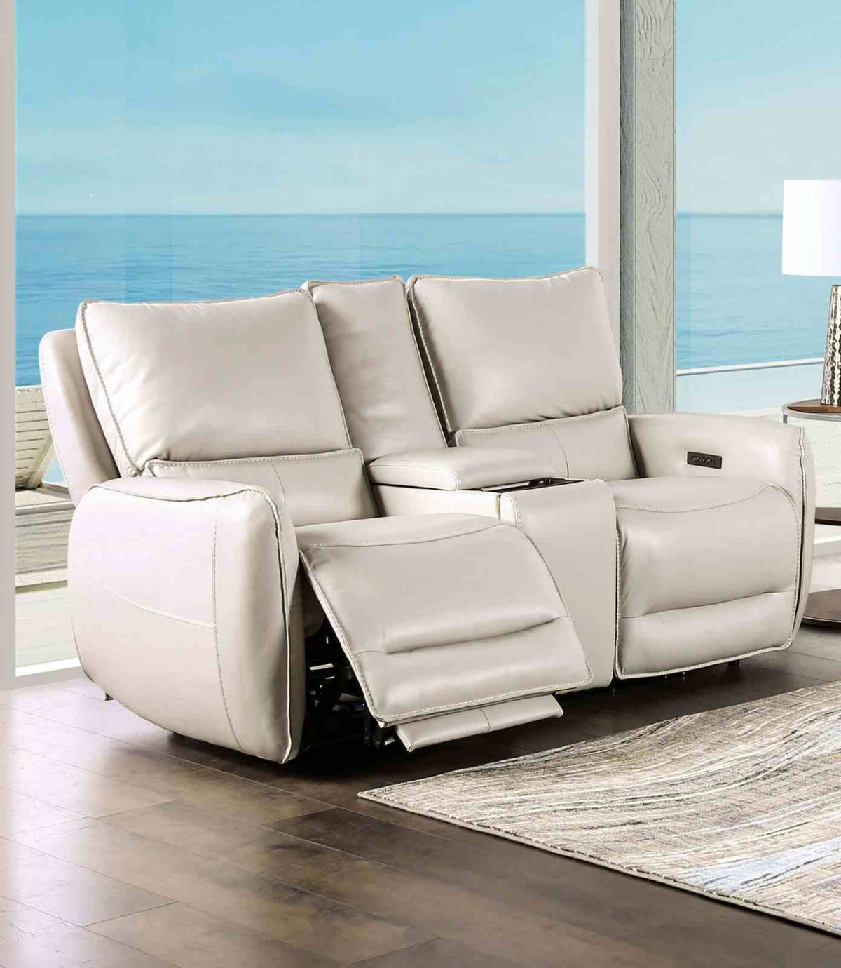 Phineas Zero Gravity Power Reclining Sofa, Loveseat & Recliner - Power Loveseat with Console