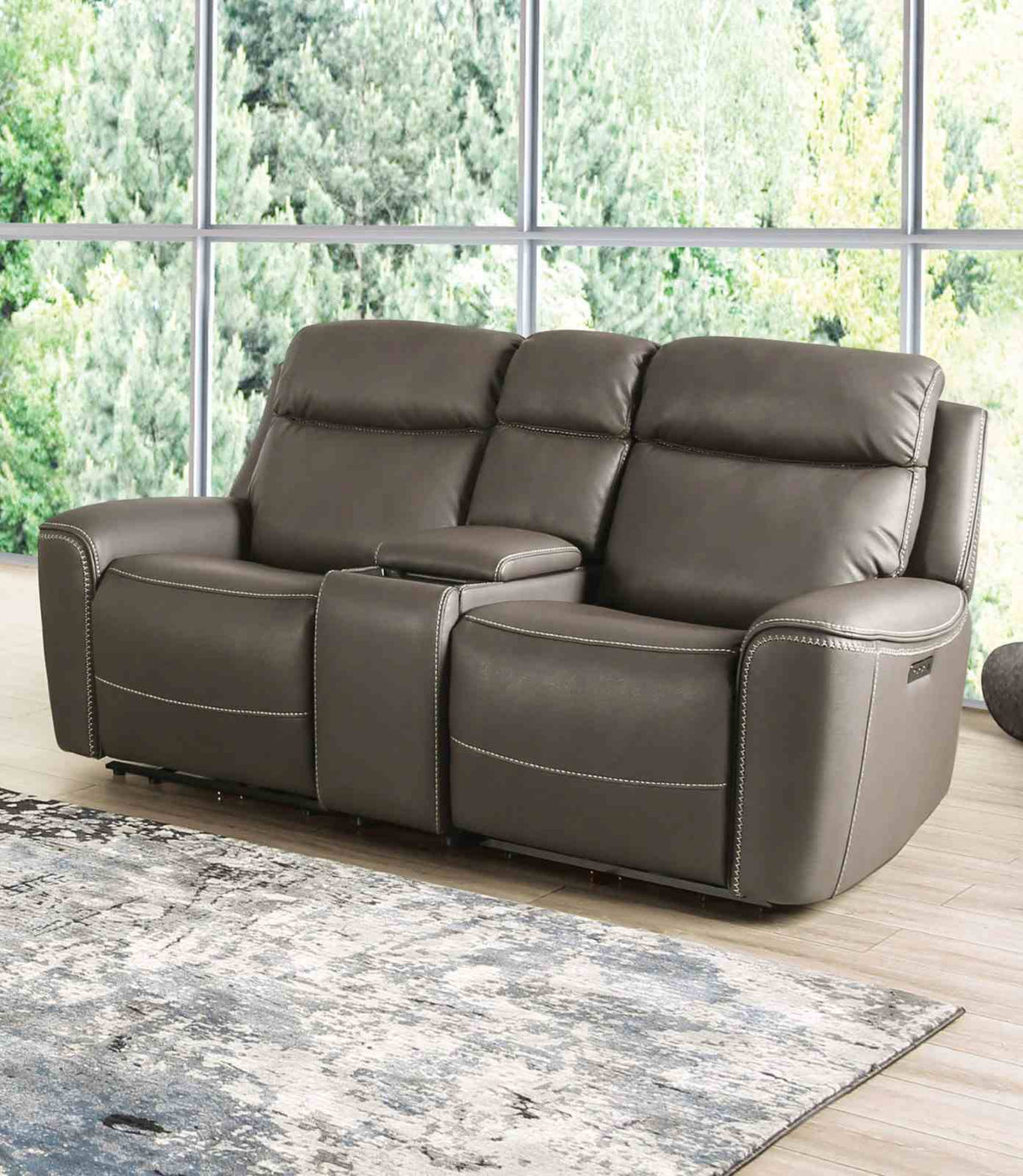 Artemia Transitional Power Reclining Sofa, Loveseat, Recliner & Set - Power Loveseat
