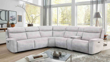 Edmondus Power Reclining Sectional - Light Taupe