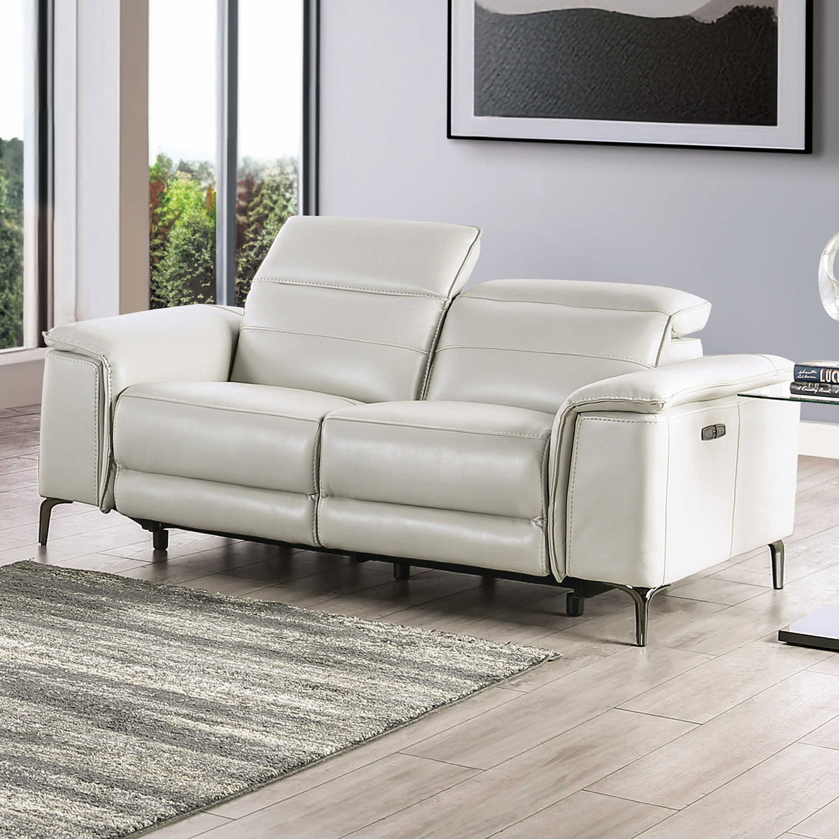 Ascona Power Reclining Sofa, Loveseat & Recliner - Power Loveseat