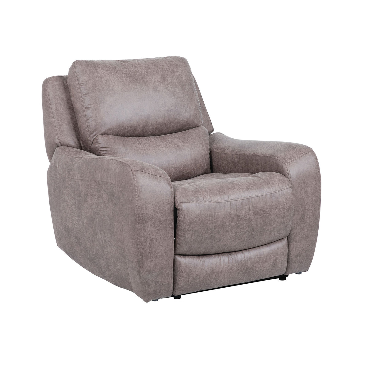 Demetrius Power Reclining Sectional, Sofa & Loveseat - Oversized Seats with Storage Console & USB – Brown & Gray, view 10