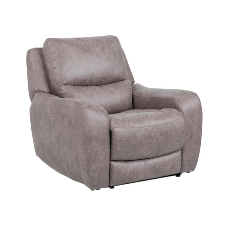 Demetrius Power Reclining Sectional, Sofa & Loveseat - Oversized Seats with Storage Console & USB – Brown & Gray, view 10