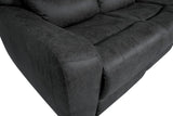 Demetrius Power Reclining Sectional, Sofa & Loveseat - Oversized Seats with Storage Console & USB – Brown & Gray, view 12