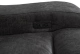 Demetrius Power Reclining Sectional, Sofa & Loveseat - Oversized Seats with Storage Console & USB – Brown & Gray, view 13
