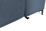 Melancton Power Reclining Sectional with Swivel Arm & Power Headrests - Oversized Seats – Blue & Gray, view 10