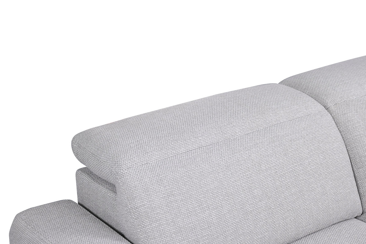 Melancton Power Reclining Sectional with Swivel Arm & Power Headrests - Oversized Seats – Blue & Gray, view 13