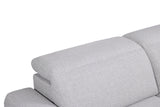 Melancton Power Reclining Sectional with Swivel Arm & Power Headrests - Oversized Seats – Blue & Gray, view 13