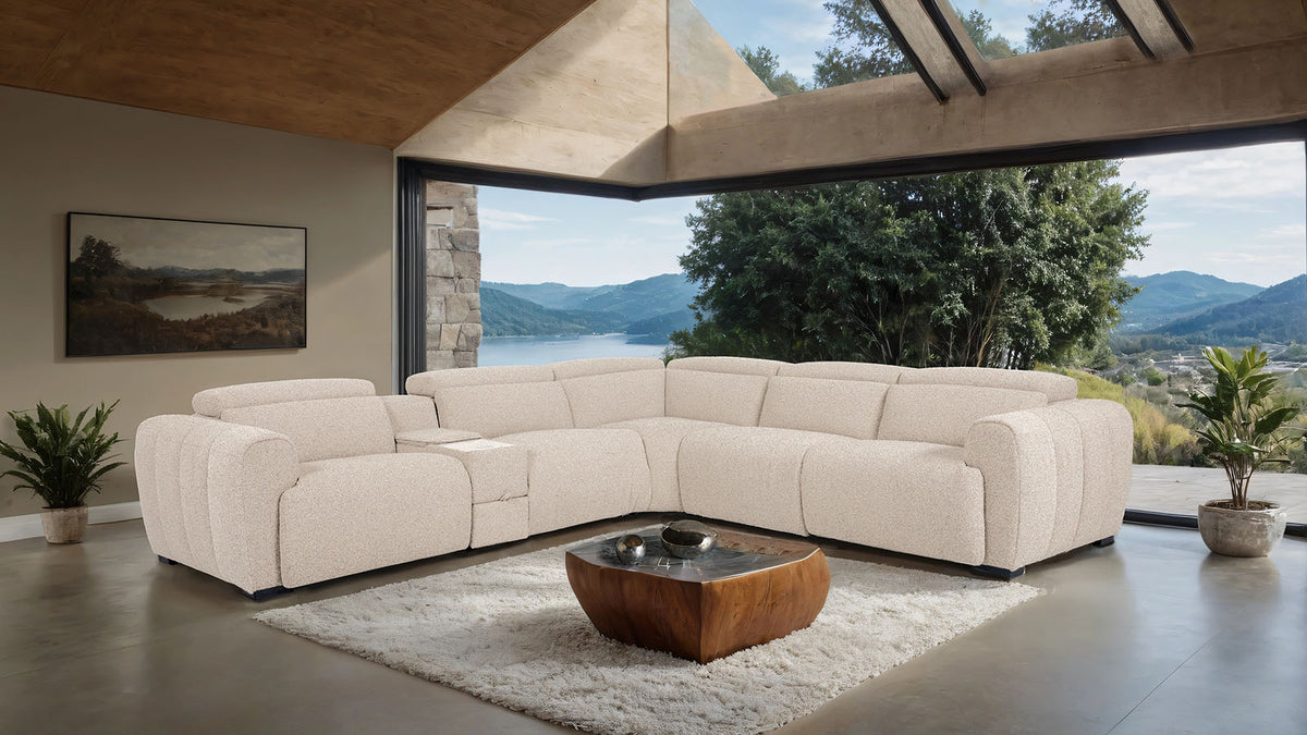 Thaddea Dual Power Reclining Sofa, Loveseat, Recliner & Sectional - Power Sectional