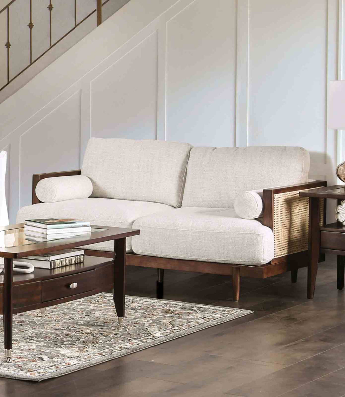 Alesund Mid-Century Modern Sofa, Loveseat & Accent Chair - Loveseat