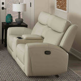 Jacobus Top Grain Leather Reclining Living Room Collection - Loveseat