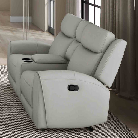Jacobus Top Grain Leather Reclining Living Room Collection - Loveseat