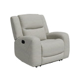 Giraldus Transitional Reclining Sofa, Loveseat, Recliner & Sectional - Contour Arms in Beige Fabric – Beige, view 6