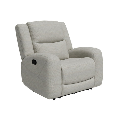 Giraldus Transitional Reclining Sofa, Loveseat, Recliner & Sectional - Contour Arms in Beige Fabric – Beige, view 6
