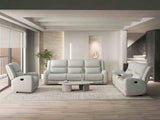 Giraldus Transitional Reclining Sofa, Loveseat, Recliner & Sectional - Contour Arms in Beige Fabric – Beige, view 5