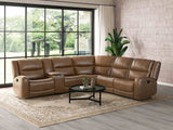 Leolinus Top Grain Leather Reclining Sectional, Sofa, Loveseat & Recliner - Reclining Sectional