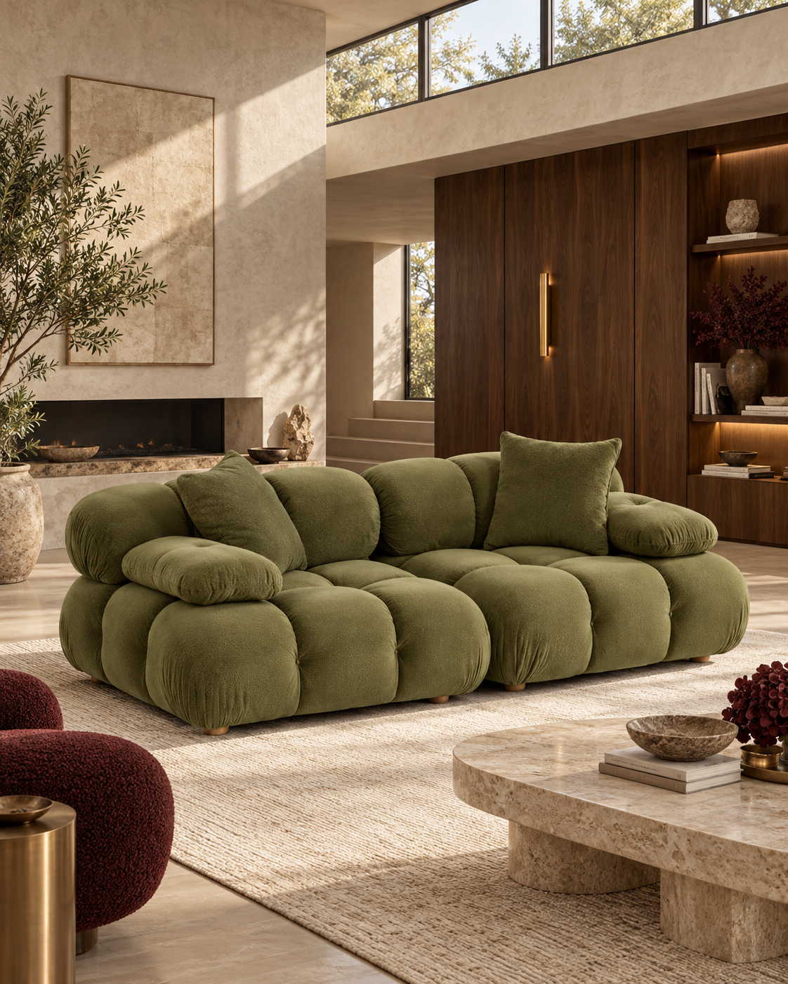 Calliope 79" Modular Loveseat
