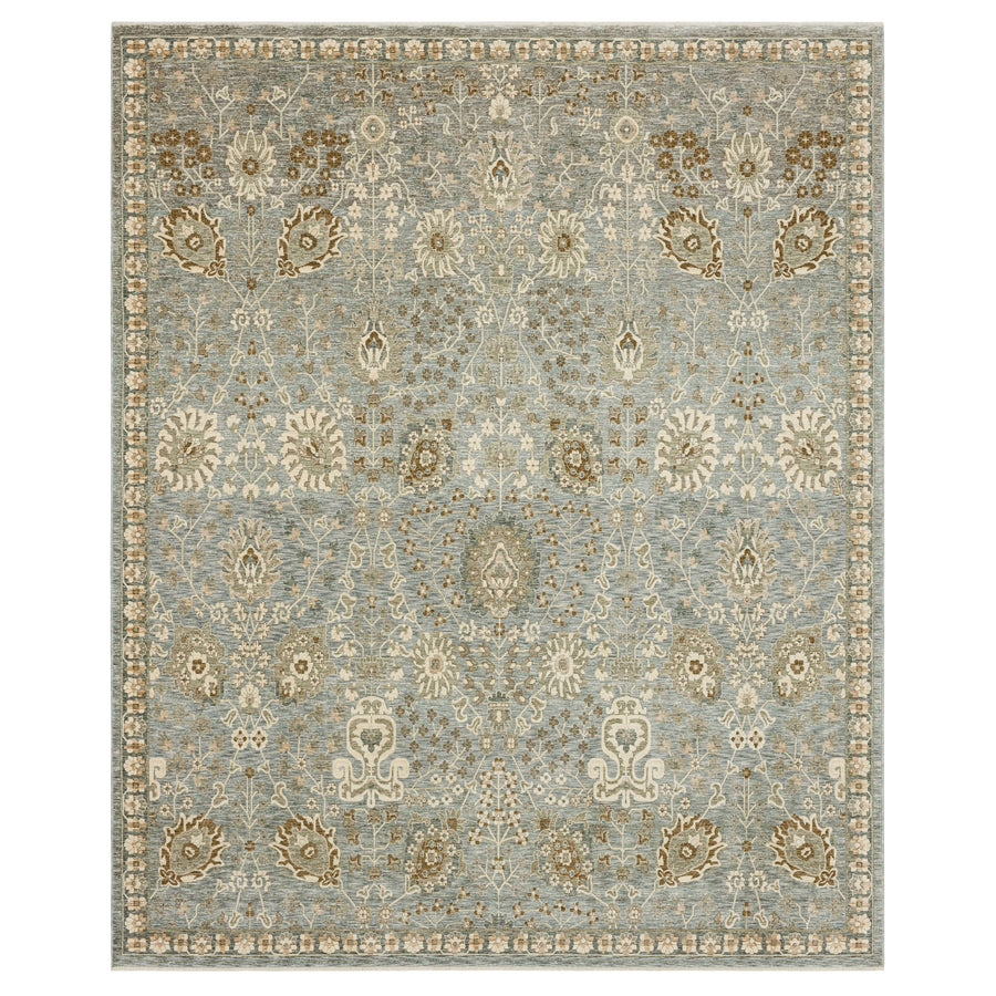 Karastan Divina Celestial Cream Traditional Area Rug - Machine Woven Polyester, Made in Turkey