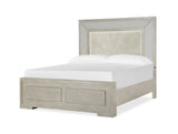Modern Celine Bedroom Set with LED Lighting in Warm Wood