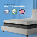 14 Inch Hybrid Copper-Gel Memory Foam Plush Mattress - Cooling
