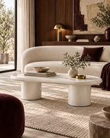 Sorya 51" Chrome Coffee Table