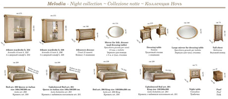 Melodia Classic Italian Bedroom by Arredoclassic