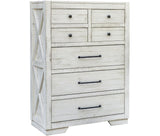 Crescent Biscuit Bedroom Set with Bed, Dresser, Mirror & Chest Options