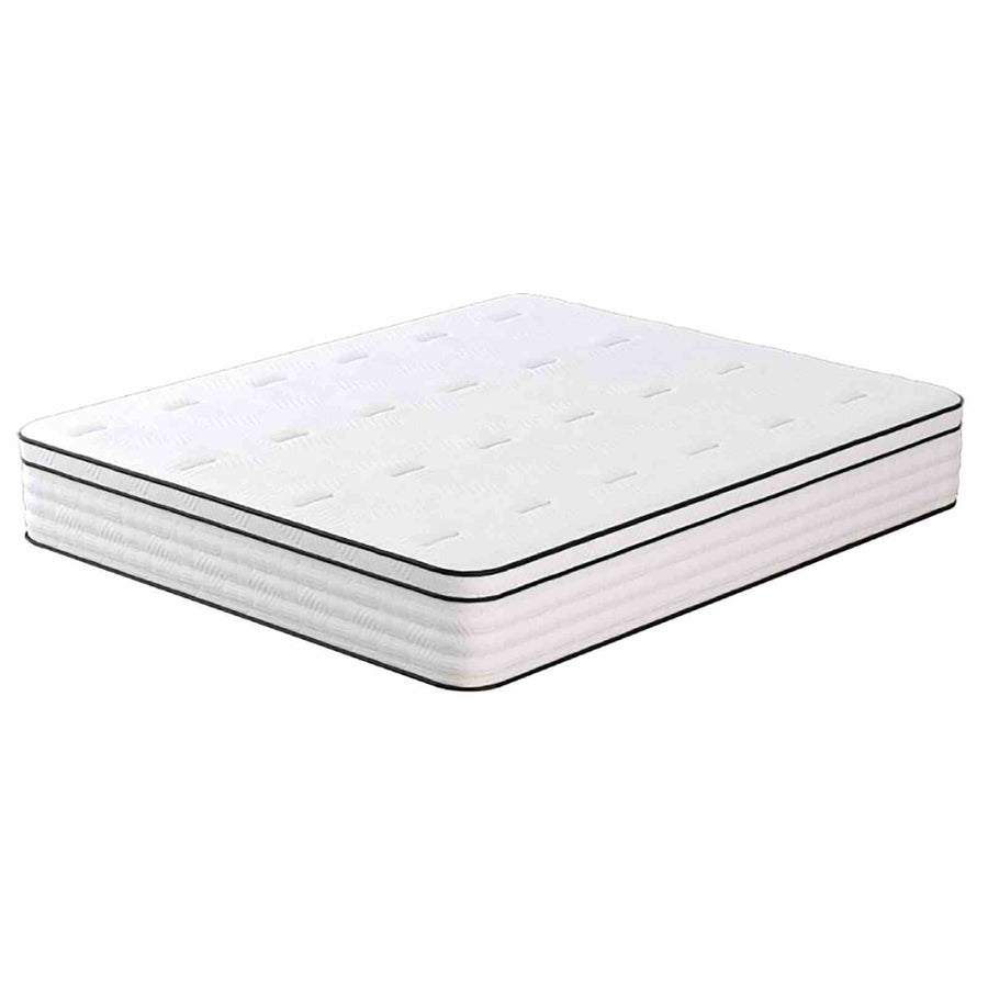 Salvia 12" Euro Top Memory Foam Mattress - Medium Firm, Roll-in-a-Box