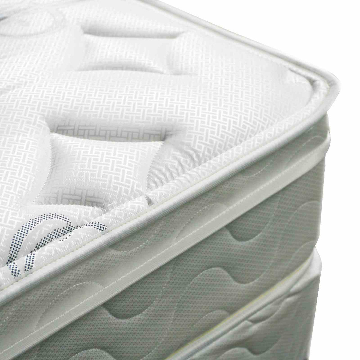 Jalen 9" Euro Top Innerspring Mattress - Coil Support with Multi-Needle Quilted Cover – White, view 3