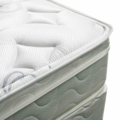Jalen 9" Euro Top Innerspring Mattress - Coil Support with Multi-Needle Quilted Cover – White, view 3