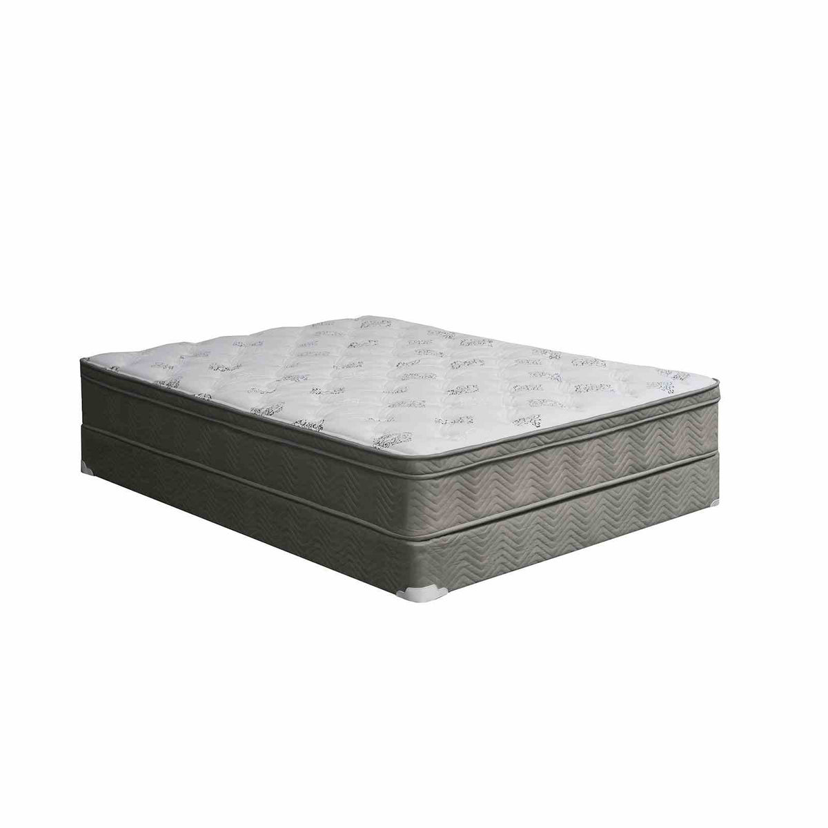Aleksa 11" Euro Top Innerspring Mattress & Foundation - 11" Euro Top Mattress