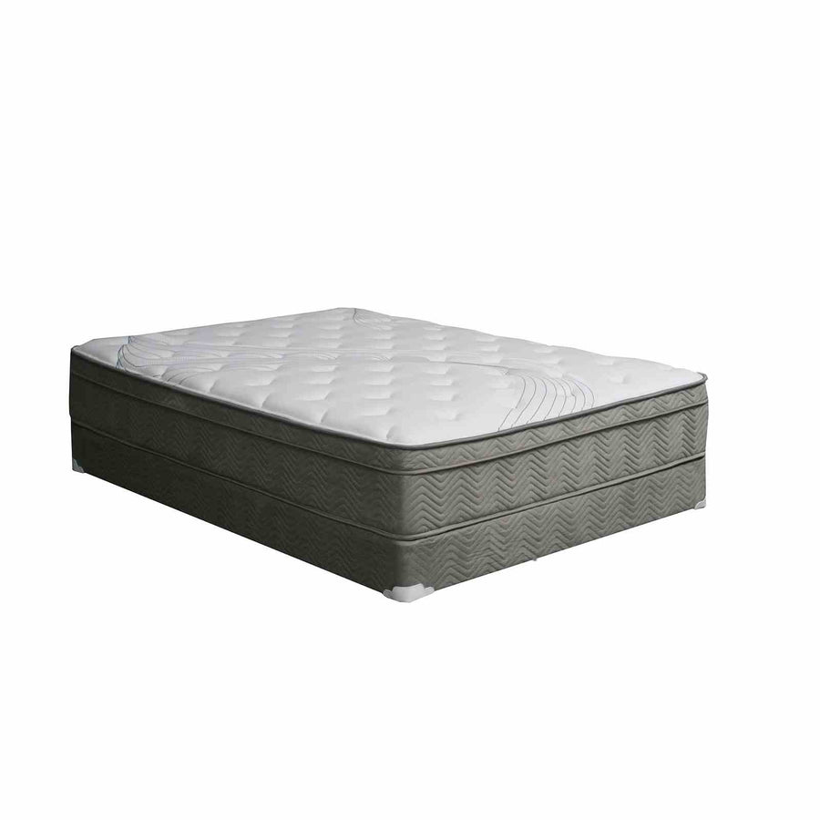 Afton 12" Euro Box Top Pocket Coil Mattress - Medium Plush with Foam-Encased Edge Support