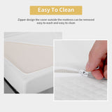 Artemisia Plush Memory Foam Mattress in a Box - 6", 8", 10" or 12", CertiPUR-US Certified – White, view 20