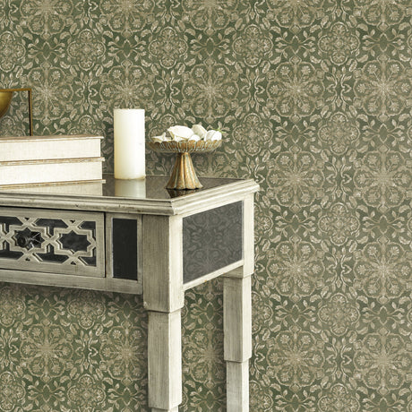 Galerie Elegance Floral Stripe Wallpaper