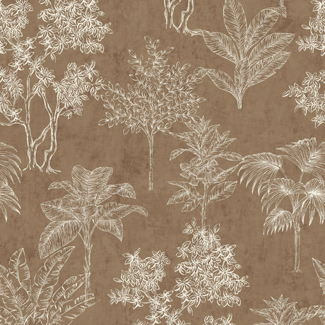 Galerie Zen Floating Foliage Wallpaper