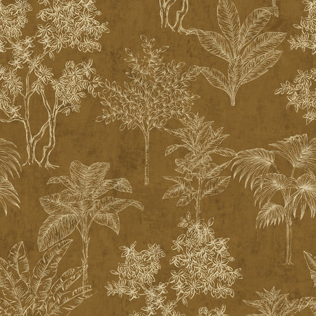 Galerie Zen Floating Foliage Wallpaper