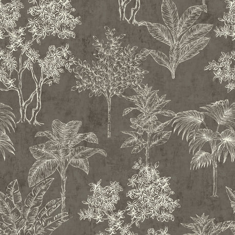 Galerie Zen Floating Foliage Wallpaper